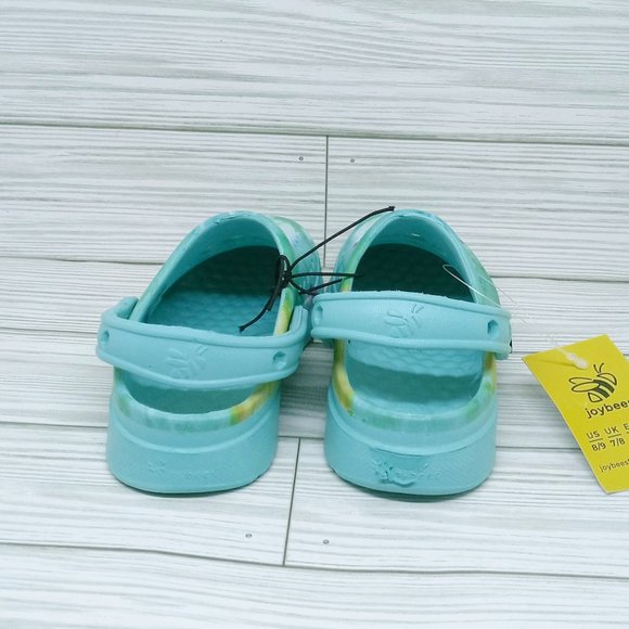 Joybees Kids Active Clog Aqua Washed Tie Dye Toddler  US 8/9 - Picture 6 of 8